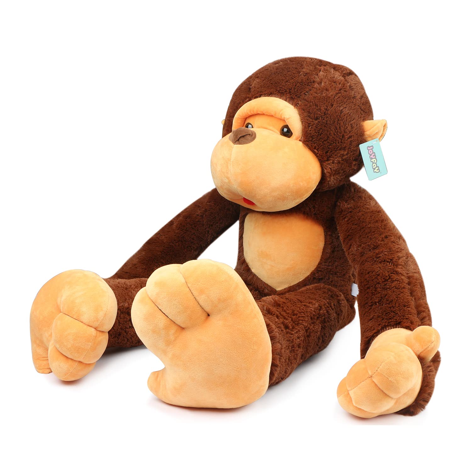 Joyfay 43-Inch Giant Plush Monkey Gorilla Stuffed Animal - 100% New Materials, Pennsylvania Certified Safe for Kids | Perfect for Nursery Decor, Birthday Gifts & Cuddling