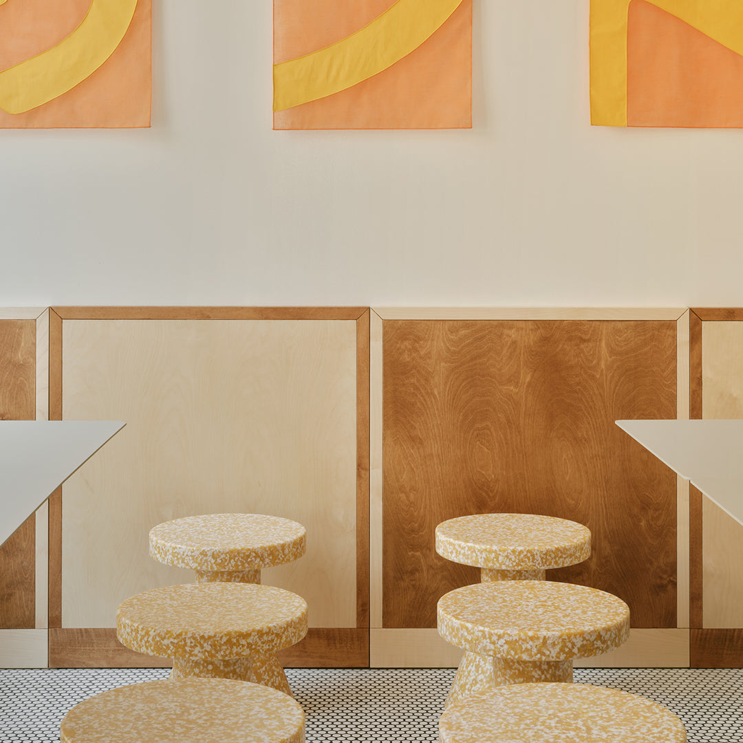 Simon Legal Bit Stool by Normann Copenhagen - Modern Minimalist Bar Stool for Kitchen, Dining & Home Decor
