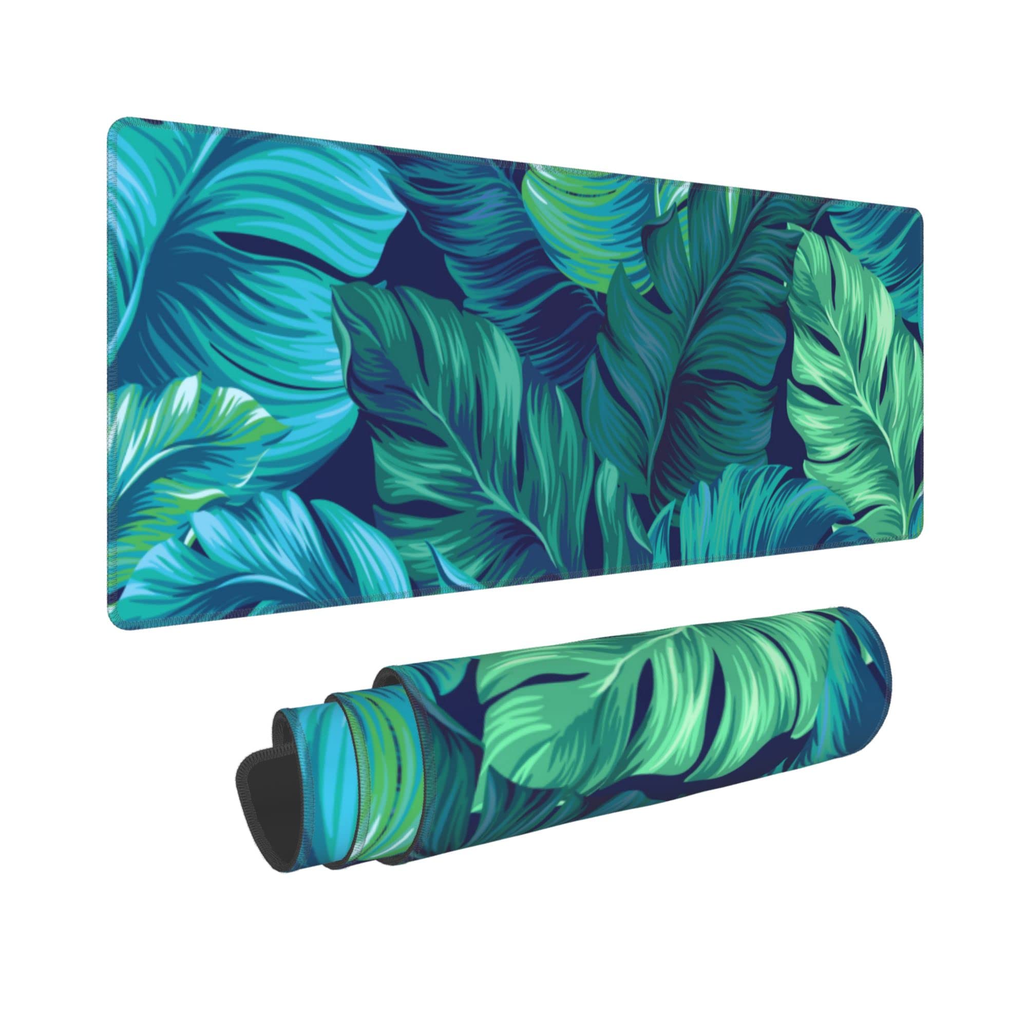 Tropical Palm Leaves Mouse Pad - 31.5