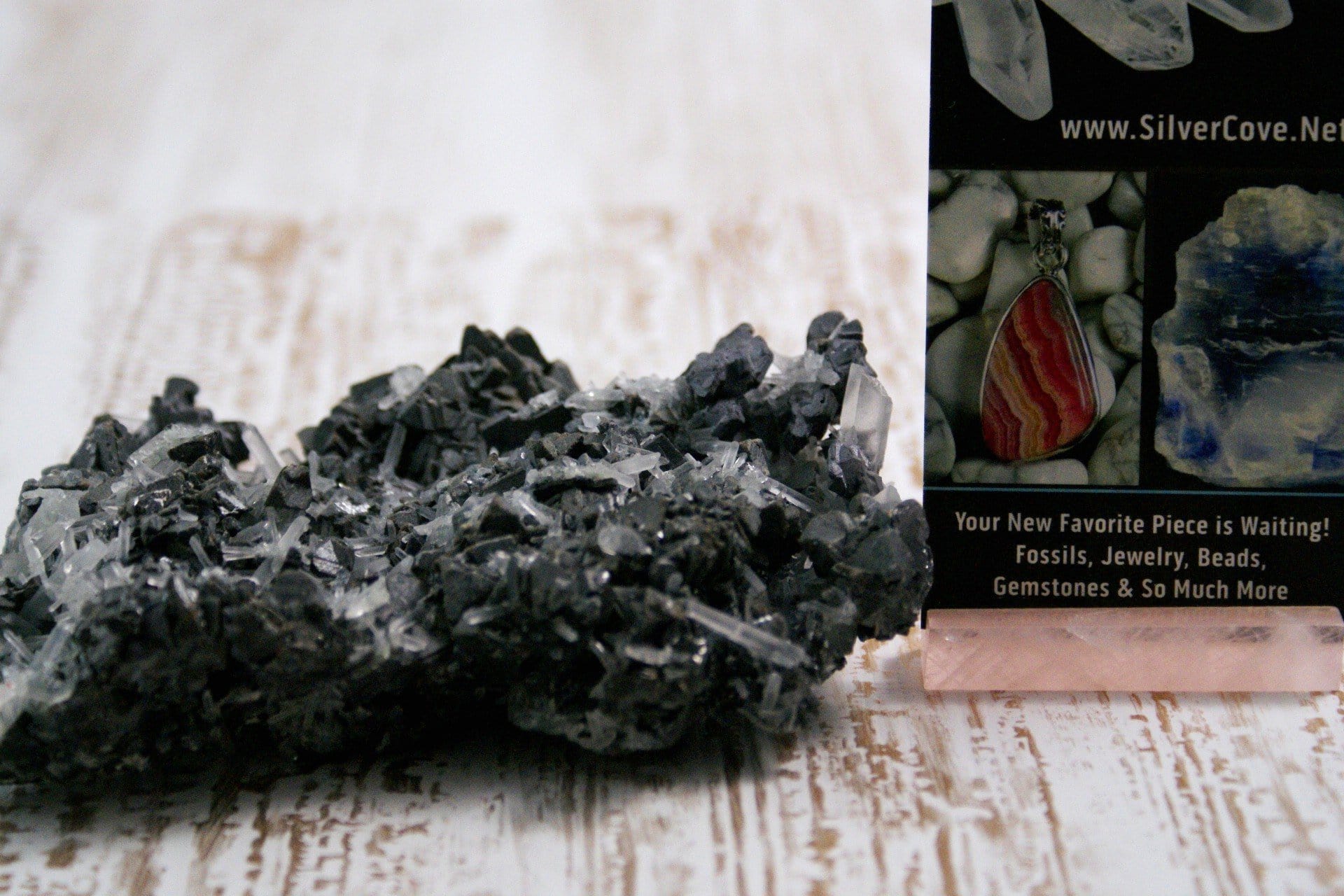 Natural Bulgarian Quartz with Galena - High-Quality Healing Crystal for Meditation, Energy Work & Home Decor