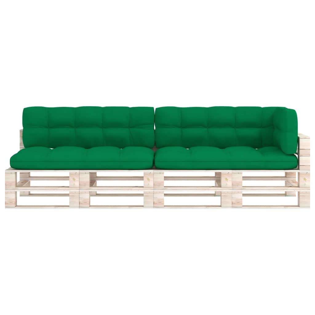 FAMIROSA 5-Piece Green Pallet Sofa Cushion Set - Comfortable & Durable Outdoor/Indoor Furniture Cushions for Patio, Deck, Garden, and Living Room