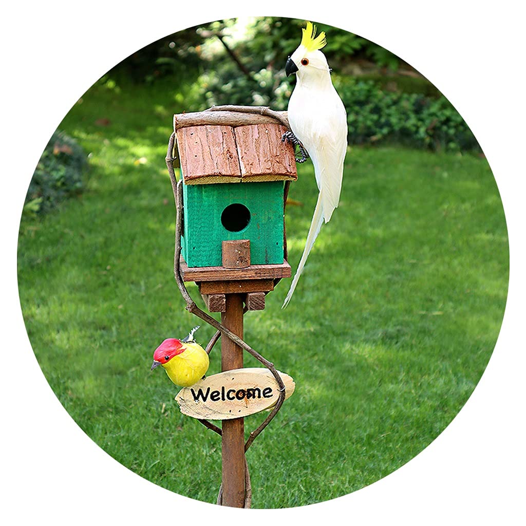 Beautiful Garden Bird's Nest Layout Courtyard View Outdoor Decor - Elegant Garden Ornaments for Patio, Yard & Landscape Design - Perfect for Spring Clearance & Backyard Decorating (15698cm, Neutral Color)