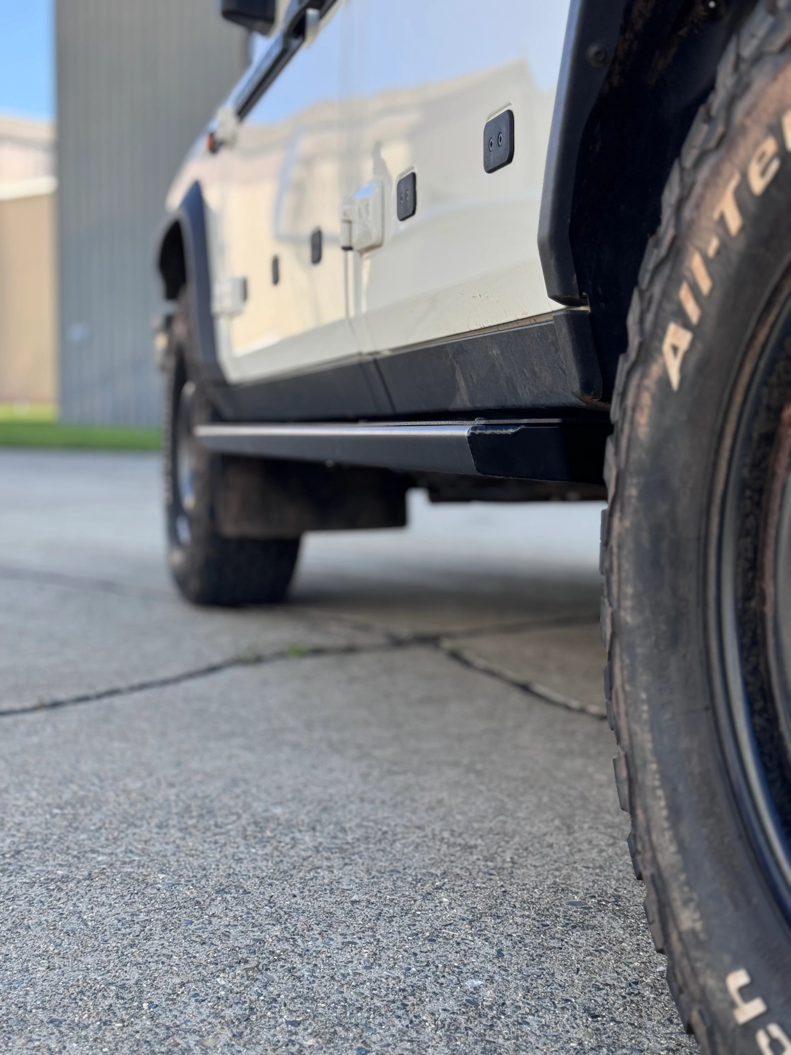 Dissent Off Road Step Sliders for 2023+ Ineos Grenadier - Heavy Duty Rock Sliders & Side Steps - Perfect for Off-Roading, Overlanding & Truck Protection