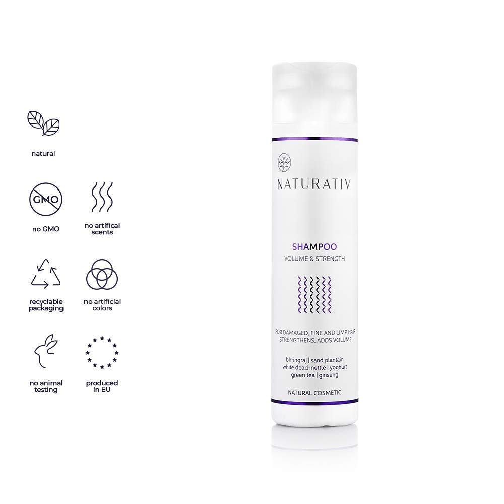 Best Volume & Strength Shampoo for Thick, Healthy Hair - Sulfate-Free Formula for Daily Use at Home & Salon