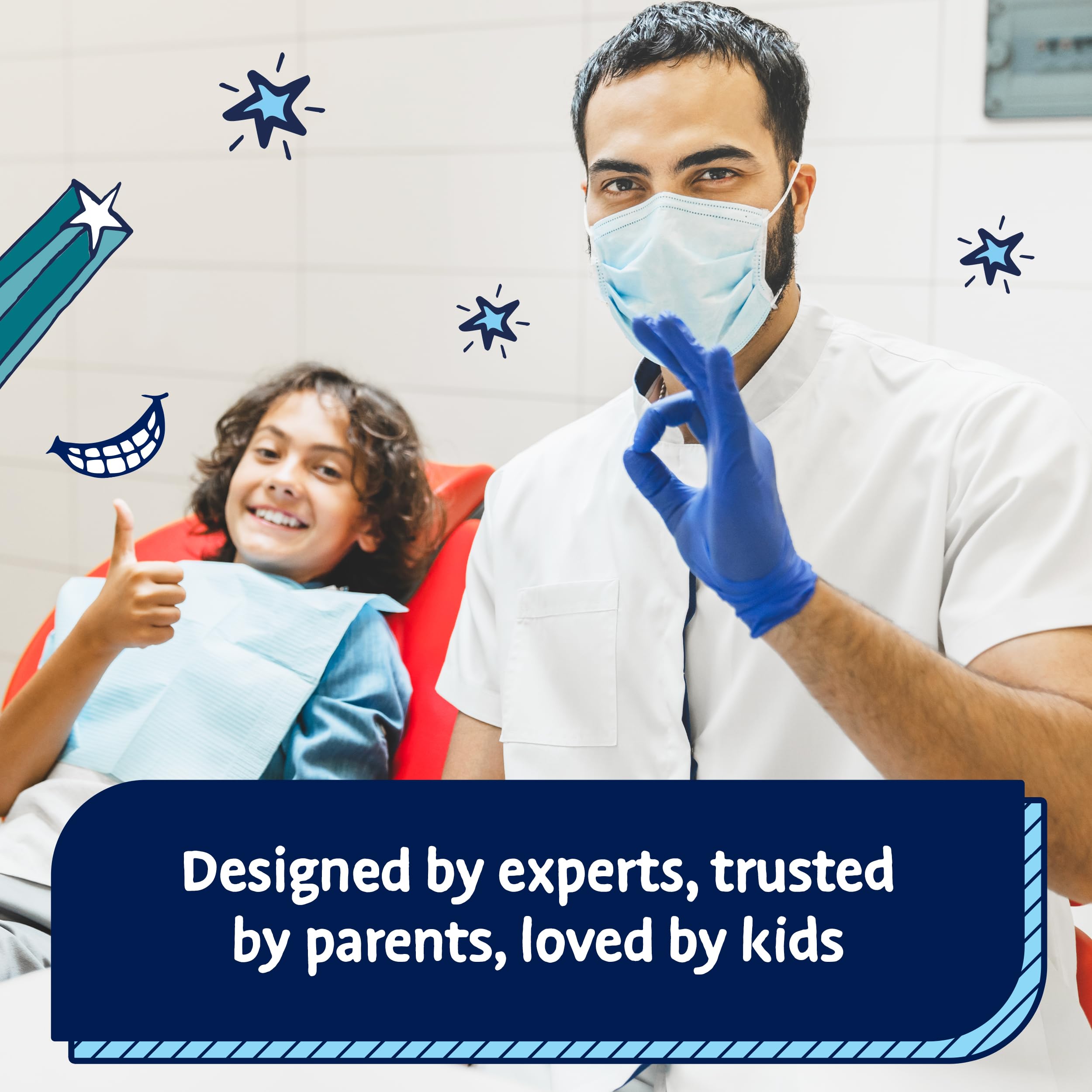 Aquafresh Advance 9-12 Kids Toothpaste for Big Kids - Lasting Protection for New Permanent Teeth, 75ml Tube - Gentle Fluoride Toothpaste for Tweens Transitioning to Adult Teeth | Perfect for School & Sleepovers