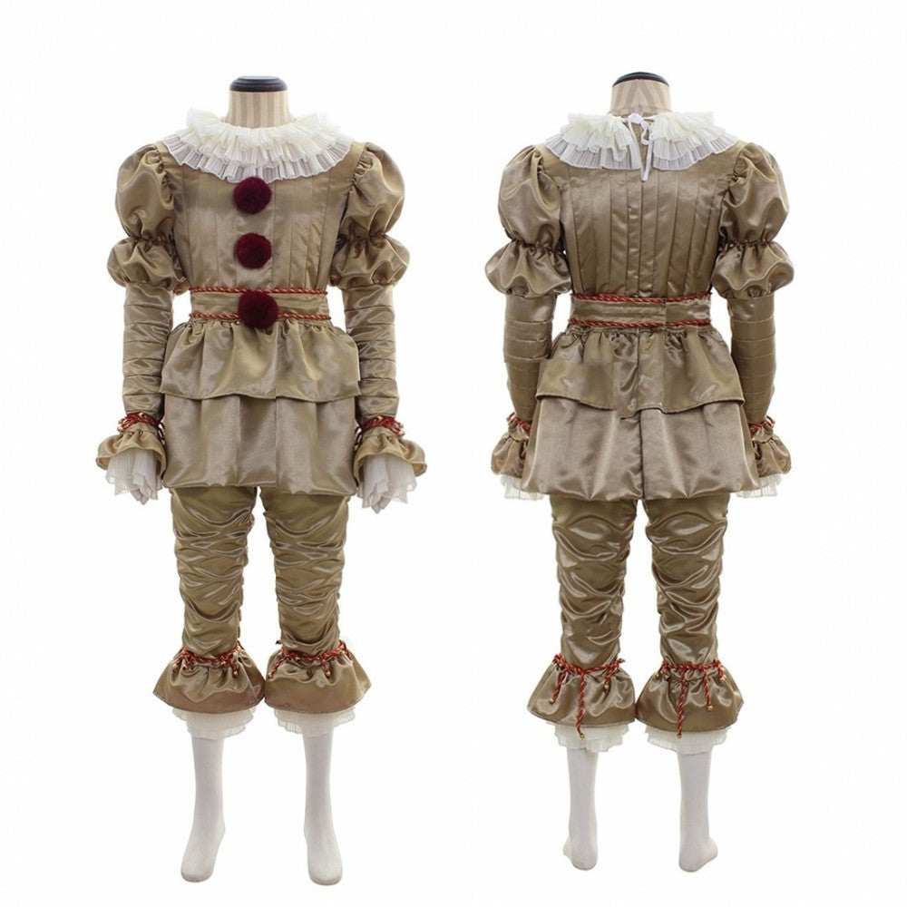 Scary Halloween Clown Costume for Adults - Spooky Party Outfit for Halloween, Cosplay & Themed Events