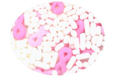Pink Ribbon Sprinkles Mix - Edible Cake Decorations for Baking, Cupcakes, Cookies & Desserts | Perfect for Birthday Parties, Baby Showers & Wedding Cakes