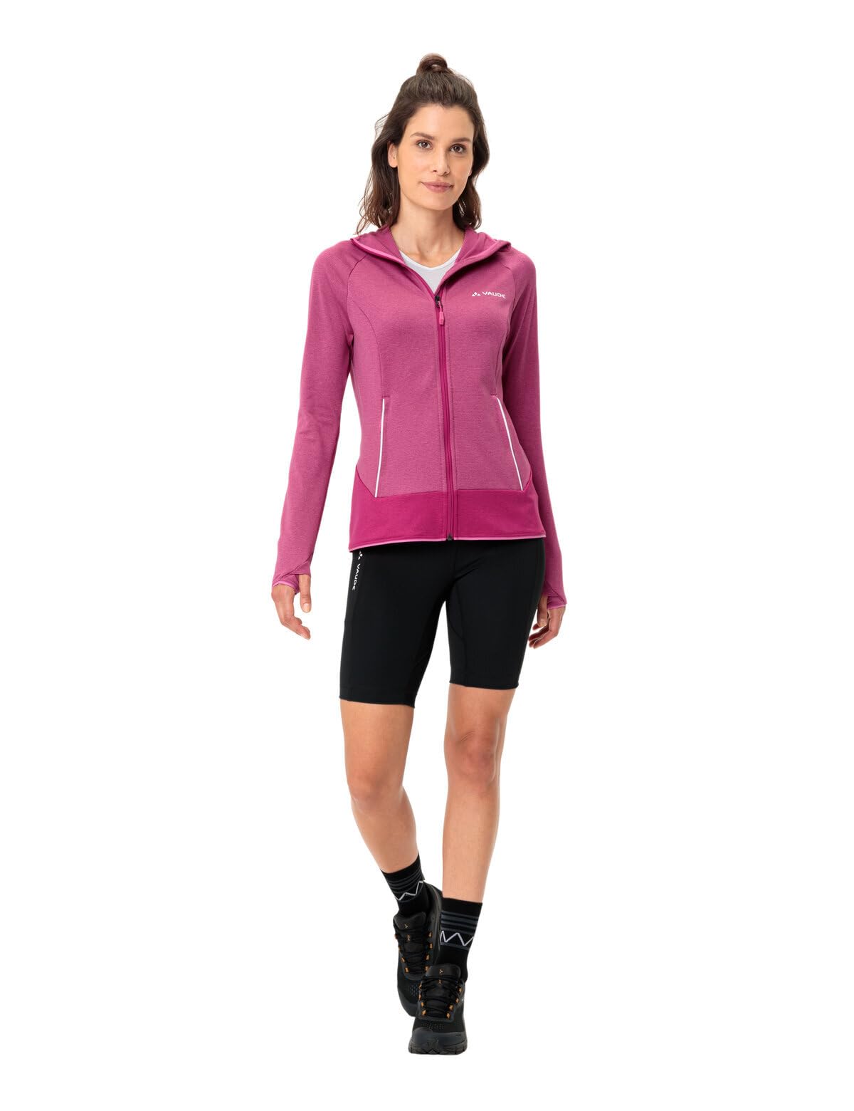 VAUDE Women's Tekoa Fleece Jacket II - Lightweight Warm Winter Fleece Jacket for Hiking, Camping & Outdoor Activities