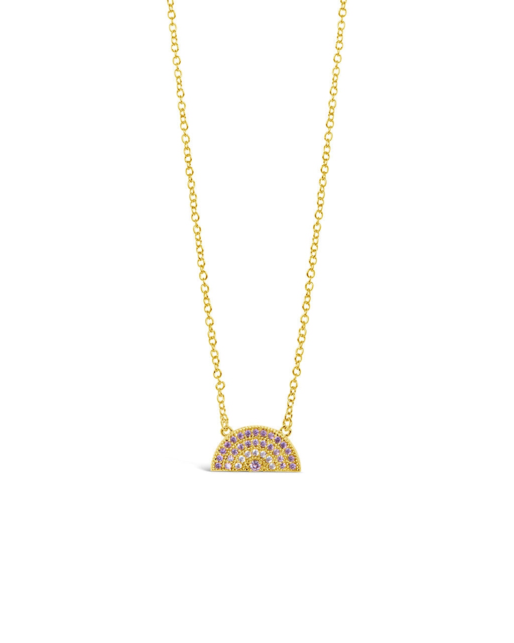 Rainbow CZ Pendant Necklace for Women - Elegant Cubic Zirconia Jewelry Gift for Birthday, Anniversary & Valentine's Day | Perfect for Parties, Weddings & Everyday Wear