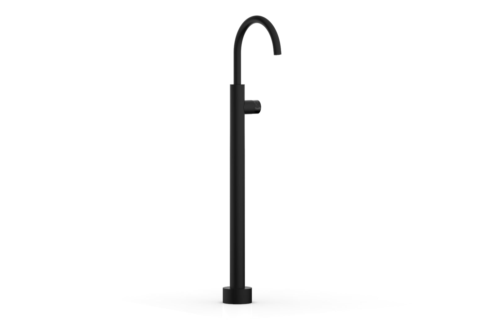 Premium BASIC II Tall Floor Mount Tub Filler with Elegant Marble Handle - Model 230 47 02 - Perfect for Modern Bathrooms & Luxury Spa Retreats