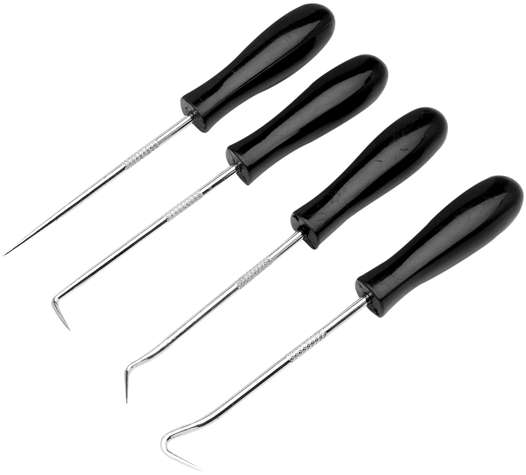 Performance Tool 1103 4-Piece Hook and Pick Set - Professional Automotive Repair Kit for Mechanics, DIY Car Maintenance, Electrical Work & Home Improvement Projects