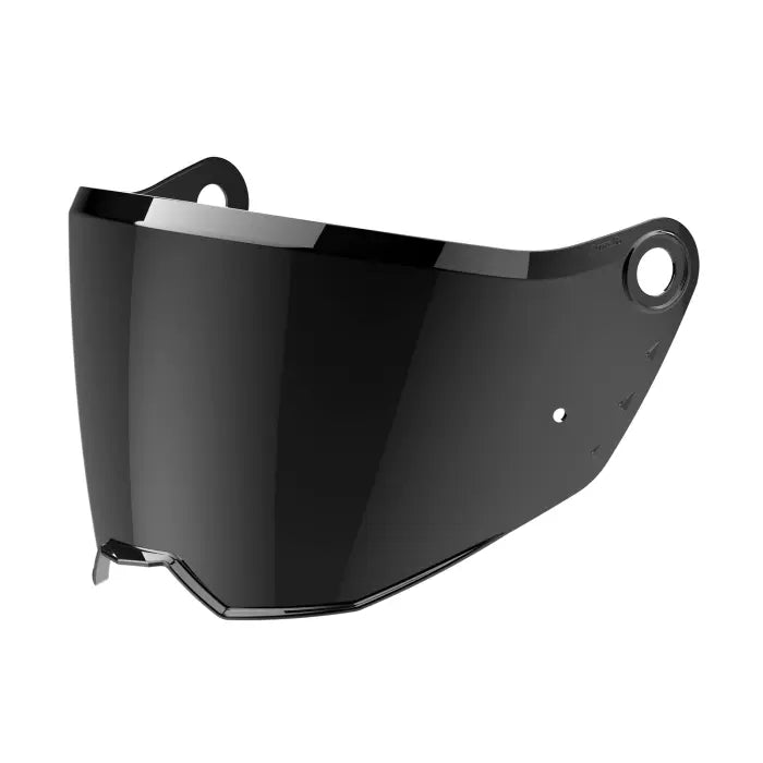 Airoh Commander 2 Motorcycle Helmet Visor - Dark Smoke Shield for Off-Road & Adventure Riding - Enhanced UV Protection & Anti-Fog Lens