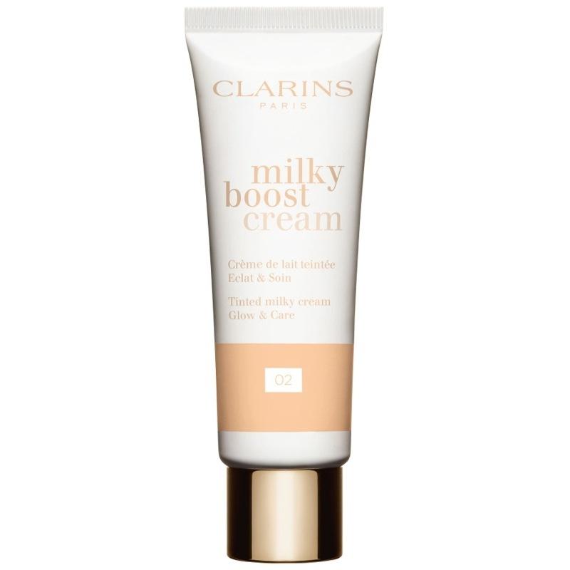 Clarins Milky Boost Hydrating & Brightening Face Cream - Daily Moisturizer for Glowing Skin - Perfect for Dry & Dull Skin Care Routine