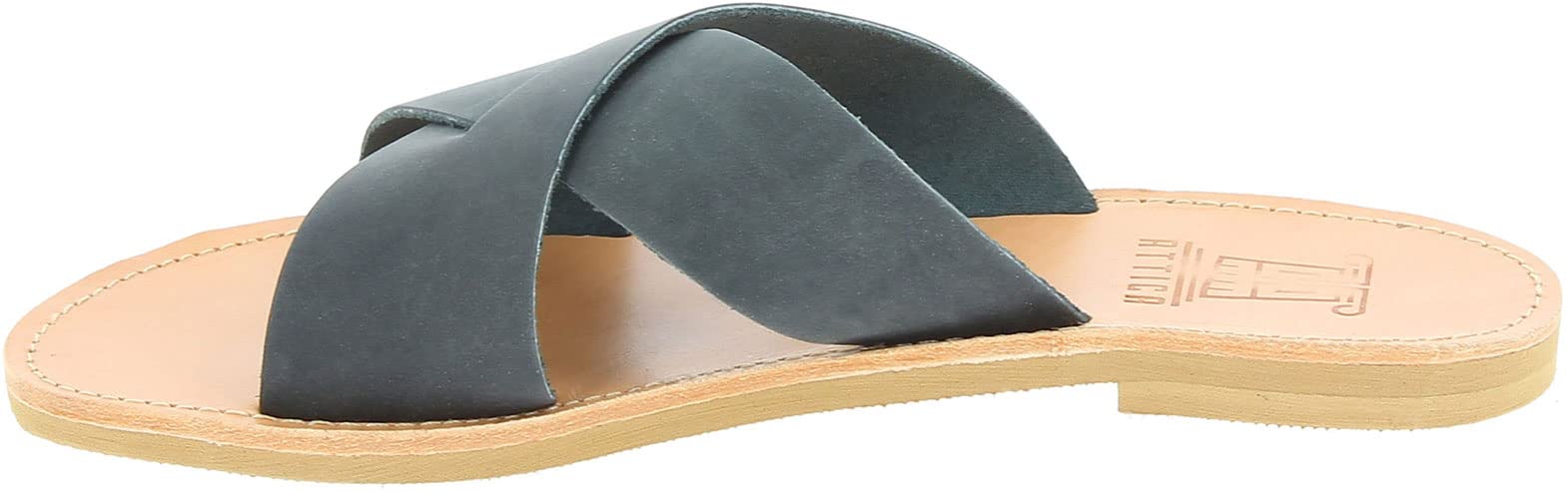 Attica Sandals Orion Men's Leather Nubuck Thong Slippers - Comfortable Casual Slides for Home, Beach & Poolside Wear