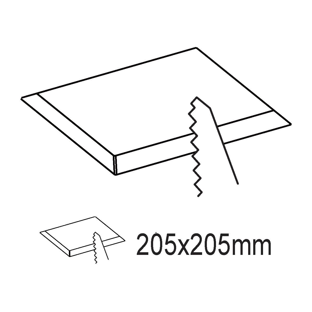 Eglo Fueva 5 Nickel LED Square Recessed Ceiling Light 21.6cm - Modern Dimmable Downlight for Kitchen, Bathroom & Hallway Lighting