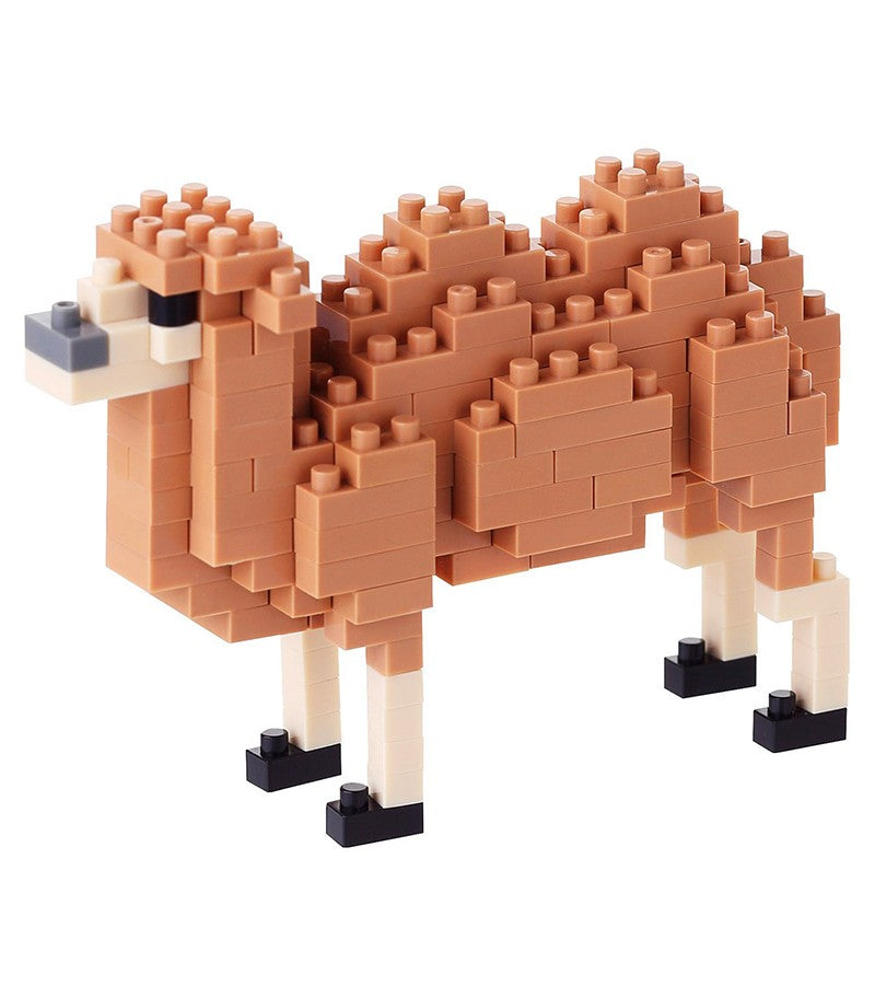 Nanoblock NBC 139 Domestic Camel Building Blocks Set - Creative DIY Model Kit for Animal Lovers & Collectors | Perfect for Home Decor, Office Display & STEM Education
