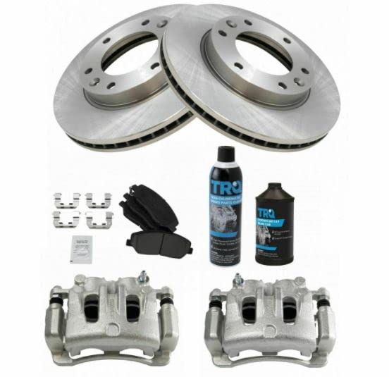 High-Performance Front Ceramic Brake Pad, Rotor & Caliper Kit - Compatible with Kia | Low Noise & Dust | Perfect for Daily Commuting & Highway Driving