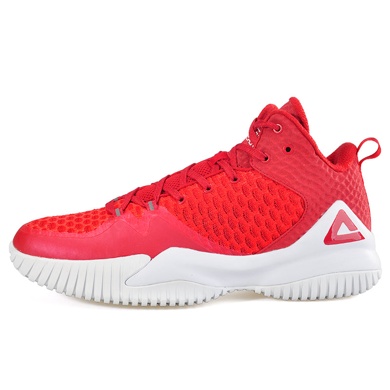 PEAK Men's Streetball Master Low Williams Basketball Shoes - Red | High-Performance Sneakers for Streetball & Casual Wear