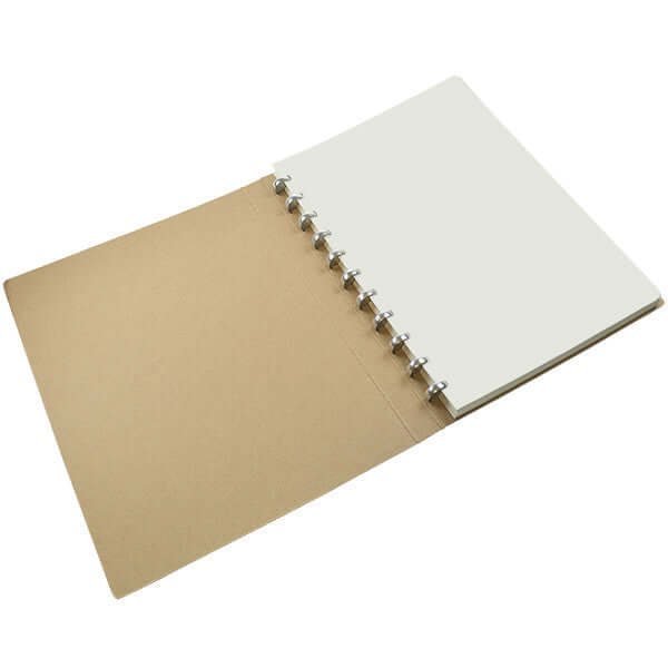 Atoma Alain Berteau Disc Bound Refillable Notebook 210 x 295mm - Customizable Planner for Office, School & Journaling | Premium A5 Notebook with Replaceable Pages