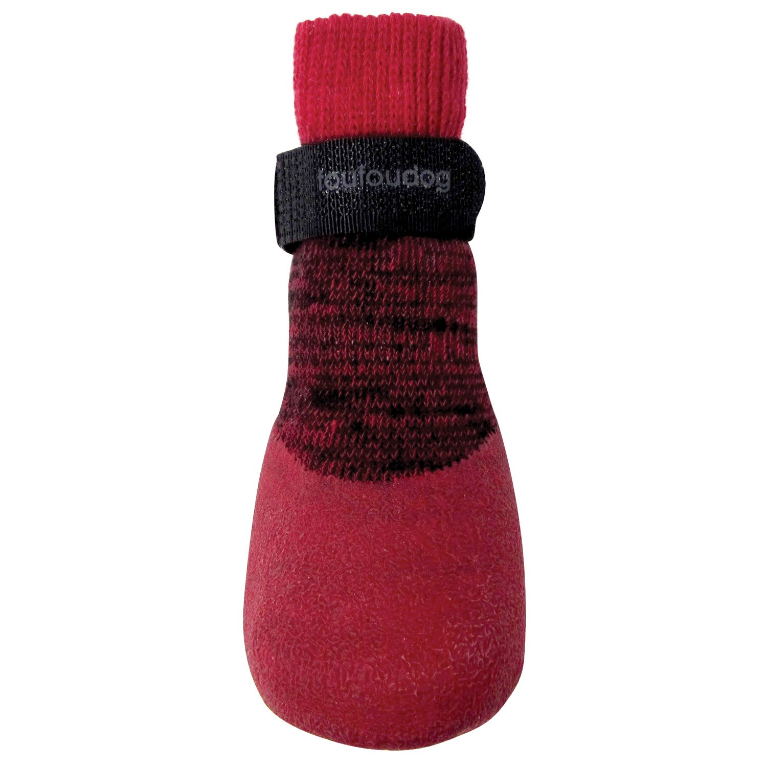FouFou Dog Rubber Dipped Socks 2XL Red - Cozy Pet Socks for Indoor Play