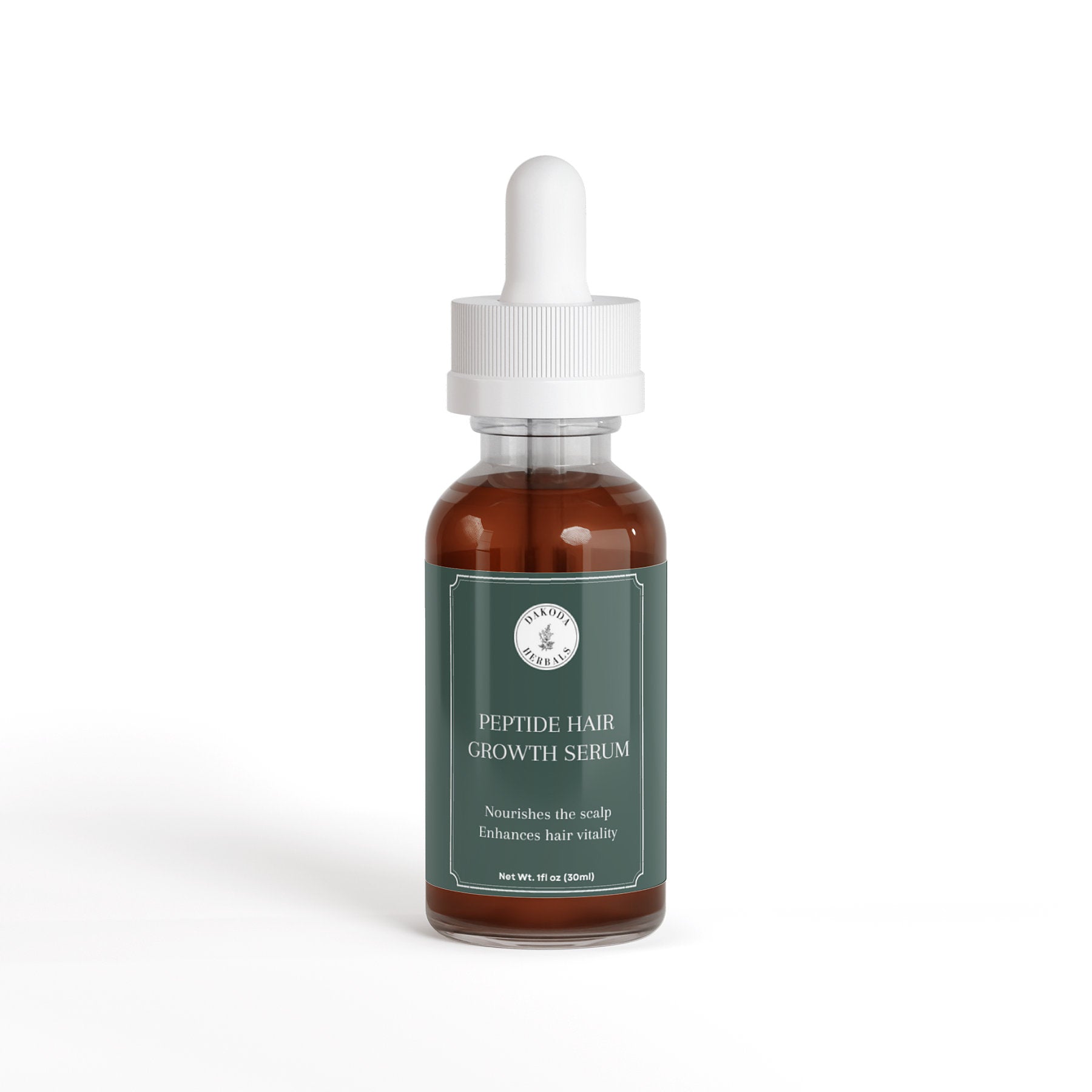 Best Peptide Hair Growth Serum for Thicker & Longer Hair - Natural Hair Loss Treatment for Men & Women - Perfect for Daily Use & Scalp Care