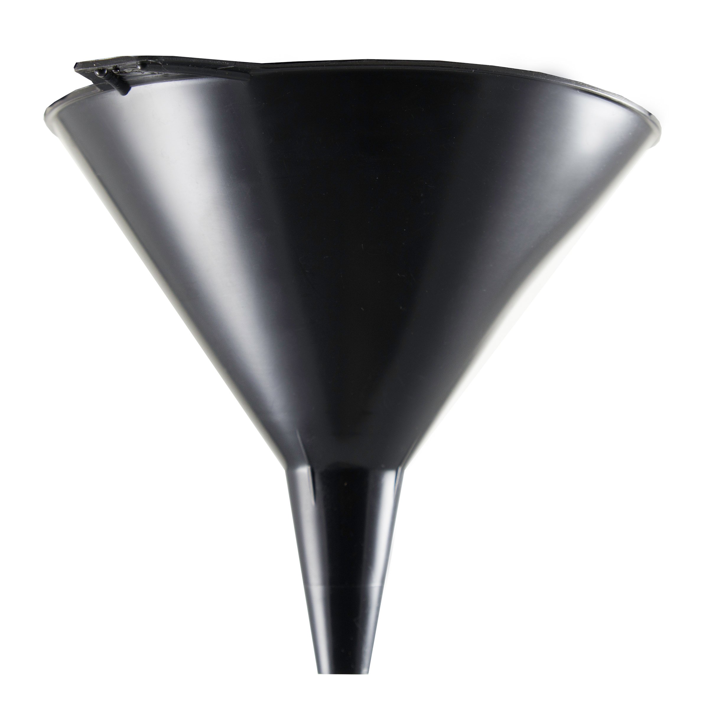 FloTool 05064 Large No Mess Funnel - Heavy Duty Plastic Funnel for Automotive, Oil, Gas, and DIY Projects - Perfect for Garage, Workshop, and Home Use