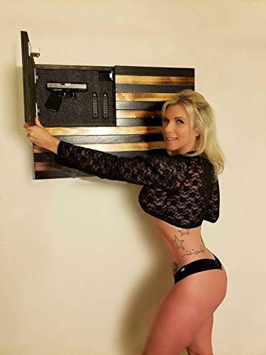 Small Concealment Flag (Blue Line) - Compact & Discreet for Outdoor Activities, Camping, and Tactical Use