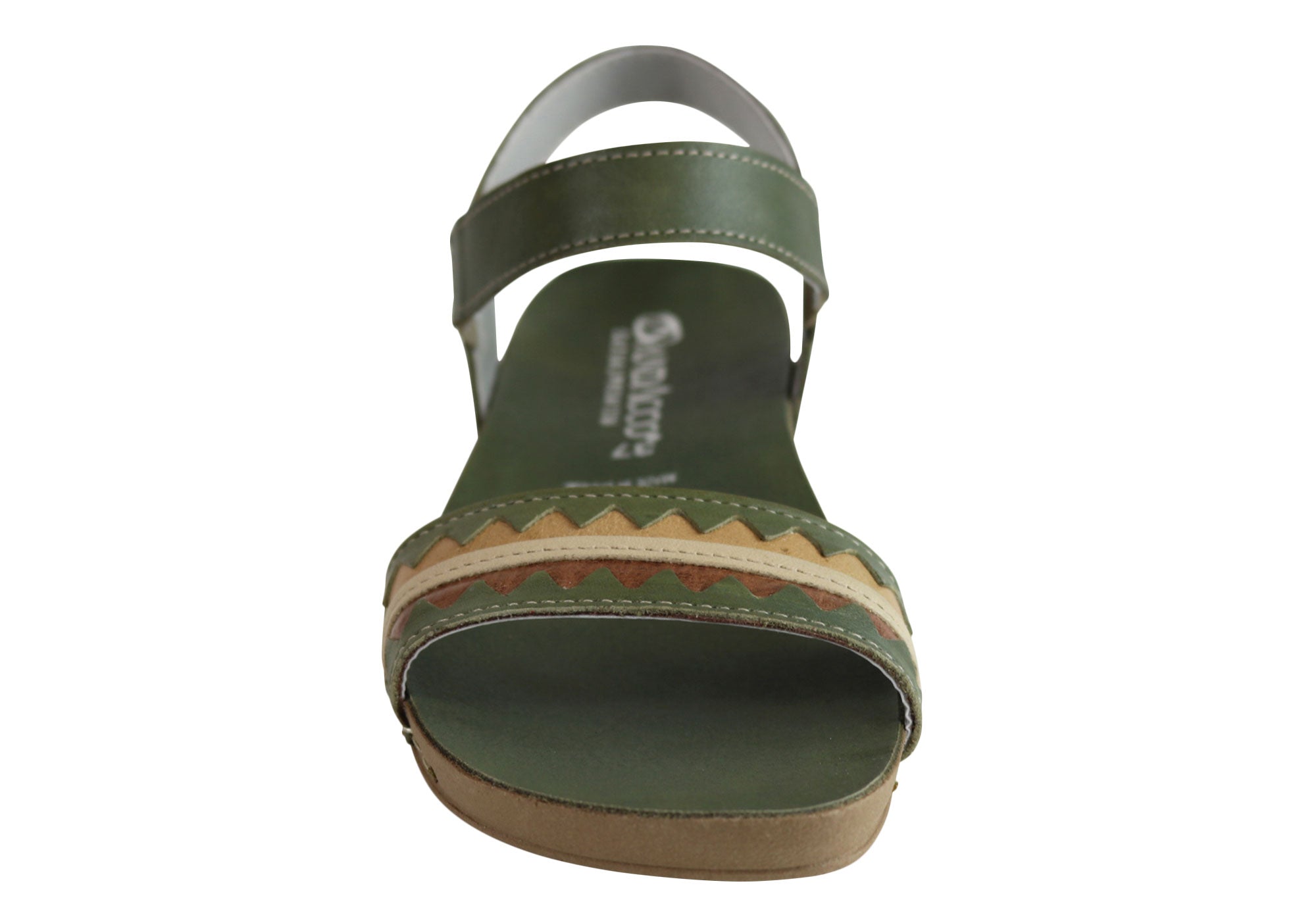 Andacco Women's Comfortable Leather Flat Sandals - Handmade in Brazil - Perfect for Summer, Beach & Casual Outfits