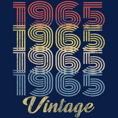 Vintage 1965 Retro 60th Birthday Gift T-Shirt for Men - Perfect 60th Birthday Party Outfit & Funny Milestone Celebration Apparel