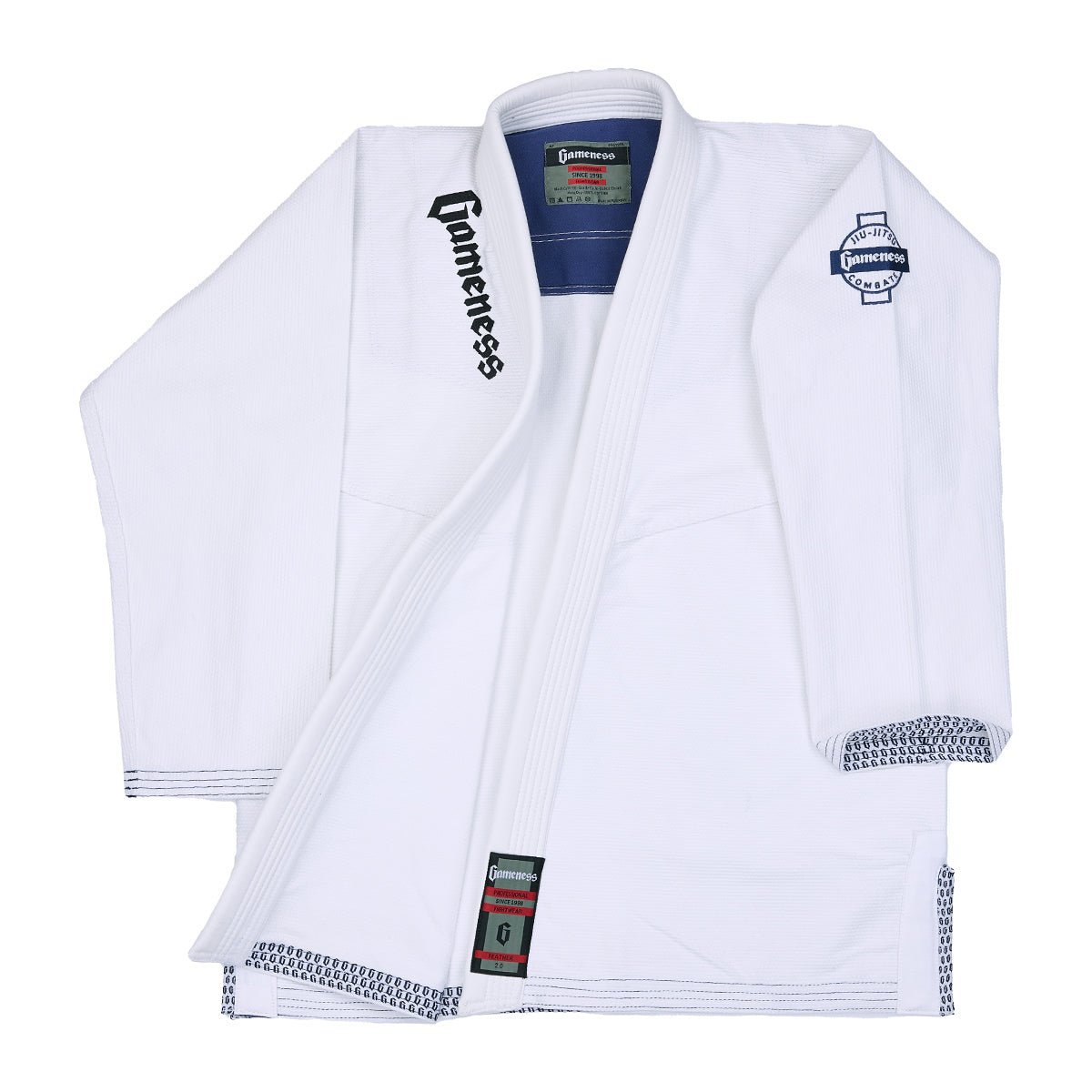 Gameness Men's Feather Gi 2.0 - Lightweight BJJ Jiu Jitsu Uniform for Training & Competition - Perfect for MMA, Grappling & Brazilian Jiu-Jitsu Practice
