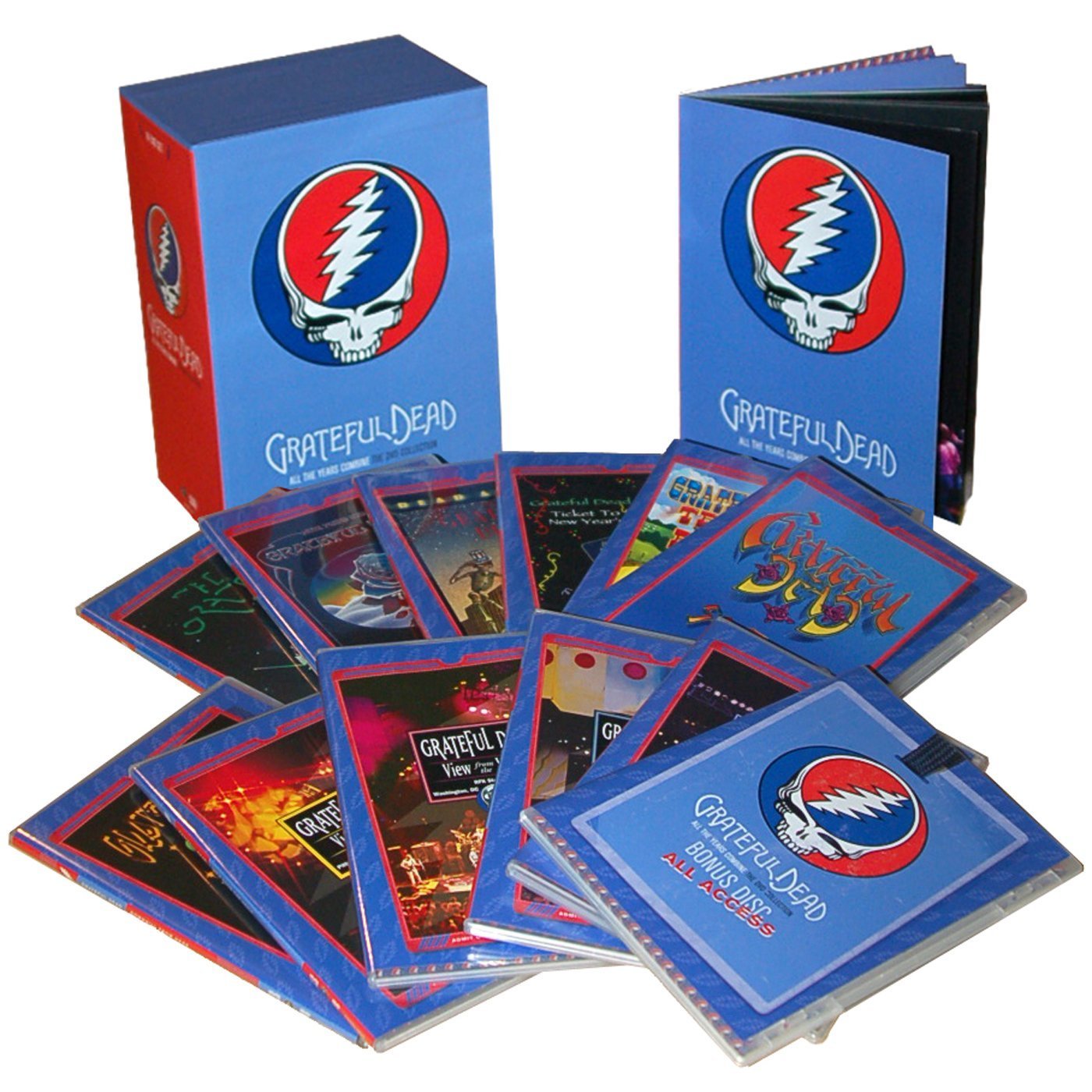 Grateful Dead - All The Years Combine: The Complete 14-DVD Collection (YMBB-10337) | Rare Japanese Import for Music Collectors & Deadheads - Perfect for Home Theater & Memorabilia Displays