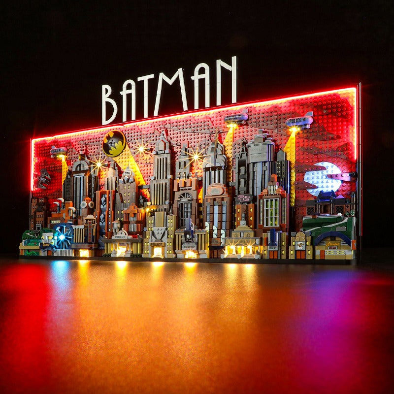 Batman: The Animated Series Gotham City Building Blocks Set - 4210 PCS Creative Construction Toy for Adults & Kids | Perfect for Collectors, Gifts, and Home Decoration