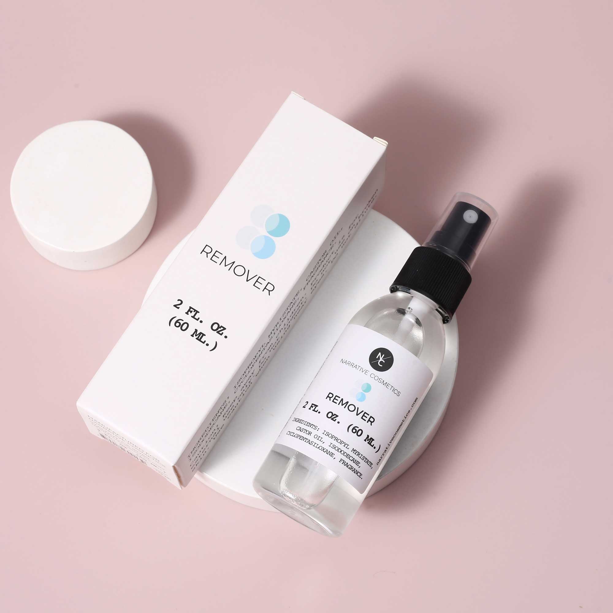 Alcohol-Free Makeup Remover for Alcohol-Activated Makeup | 2 Fl Oz (60ml) | Gentle Cleansing for Sensitive Skin & Stage Makeup Removal
