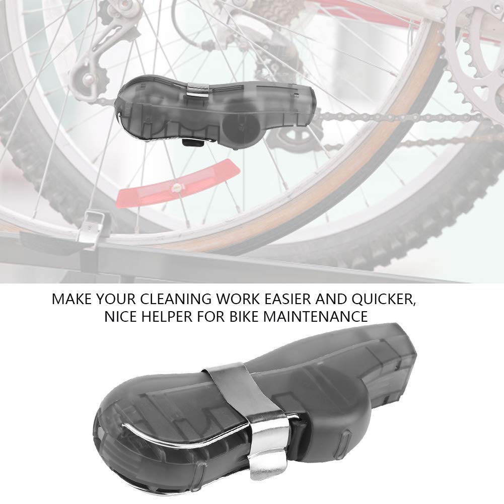 Zetiling Bike Chain Cleaning Tool - Heavy Duty Crank Sprocket Brush with Scrubber for Bicycle Maintenance | Perfect for Mountain, Road & Commuter Bikes