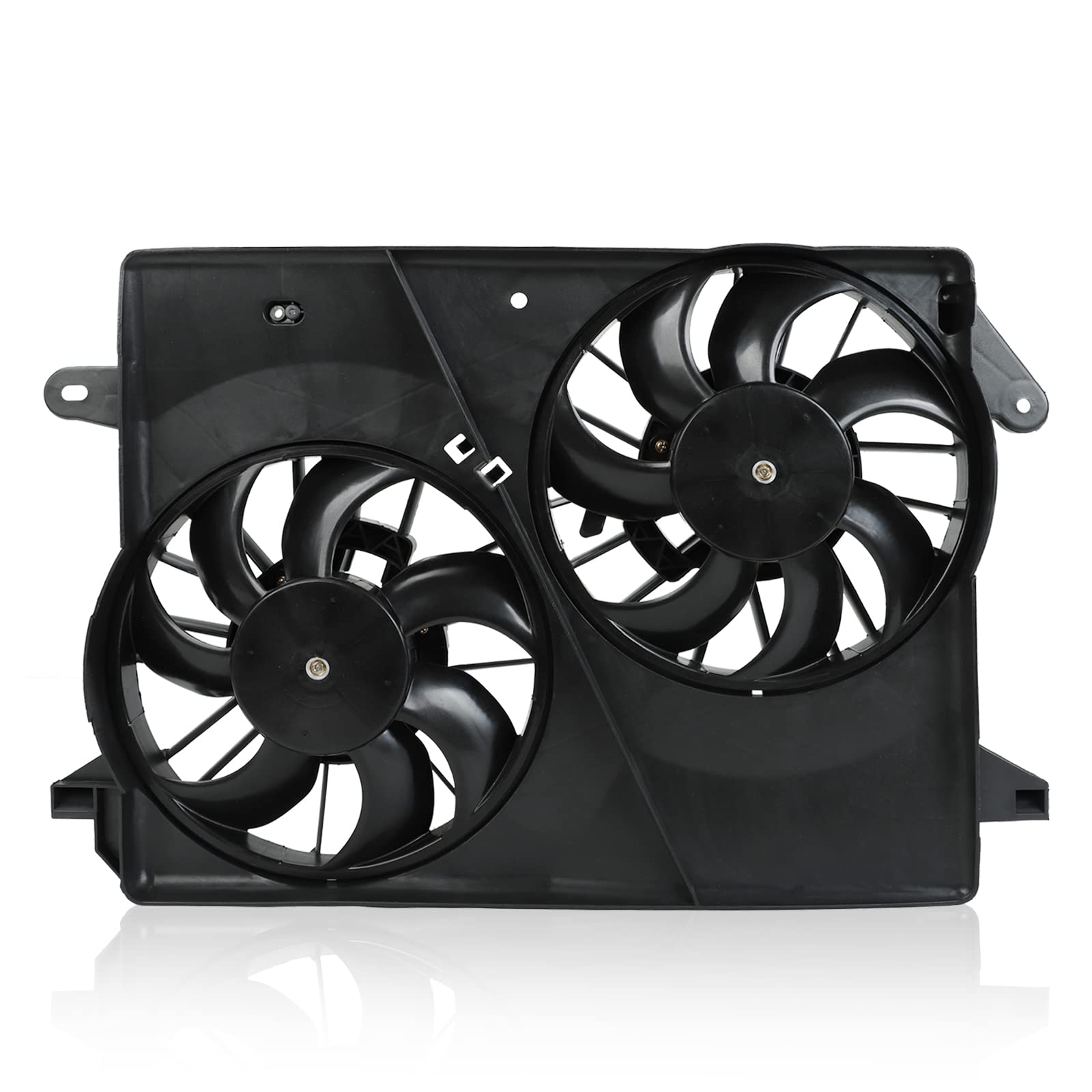 620039 Dual Cooling Fan Motor Assembly for 2005-2008 Dodge Magnum & 2006-2008 Dodge Charger - Replacement for OEM 5174358AA - Improves Engine Cooling Performance for Hot Weather & Heavy Load Driving