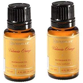 Aromatique 2-Pack 5oz Valencia Orange Refresher Oils - Natural Home Fragrance for Diffusers, Bath & Relaxation - Uplifting Citrus Scent for Living Room, Bedroom & Office