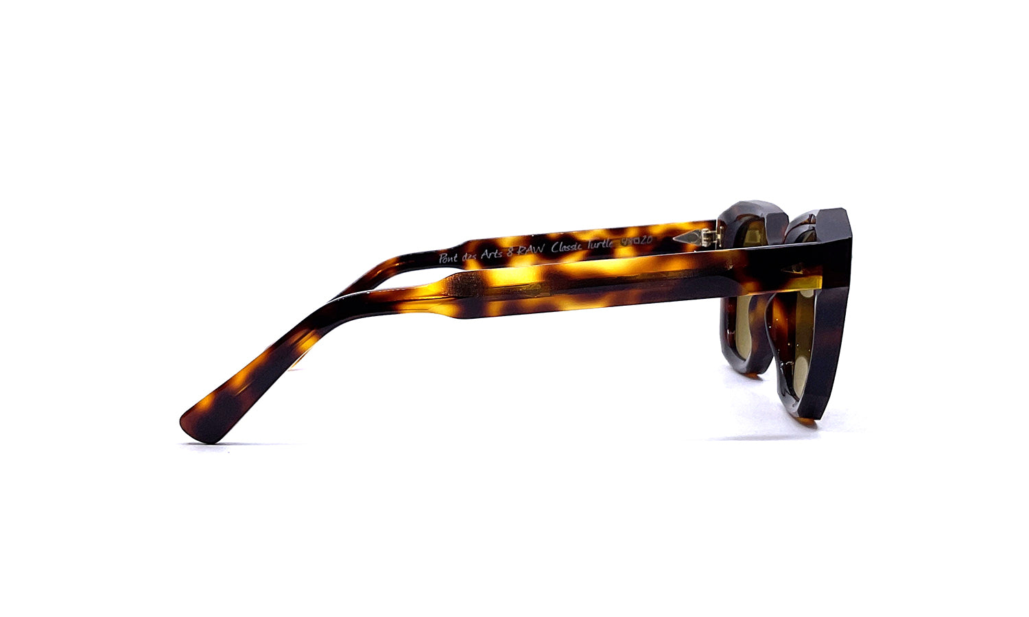 Ahlem Pont des Arts Classic Tortoise Sunglasses - Stylish UV Protection Shades for Women & Men - Perfect for Outdoor Activities, Travel, and Fashion Accessories