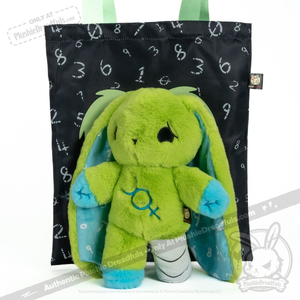 Plushie Dreadfuls Dyscalculia Rabbit - Soft Stuffed Animal Toy for Kids & Adults, Comfort Plush for Anxiety Relief, Math Learning Aid, Unique Gift for Neurodiversity Awareness
