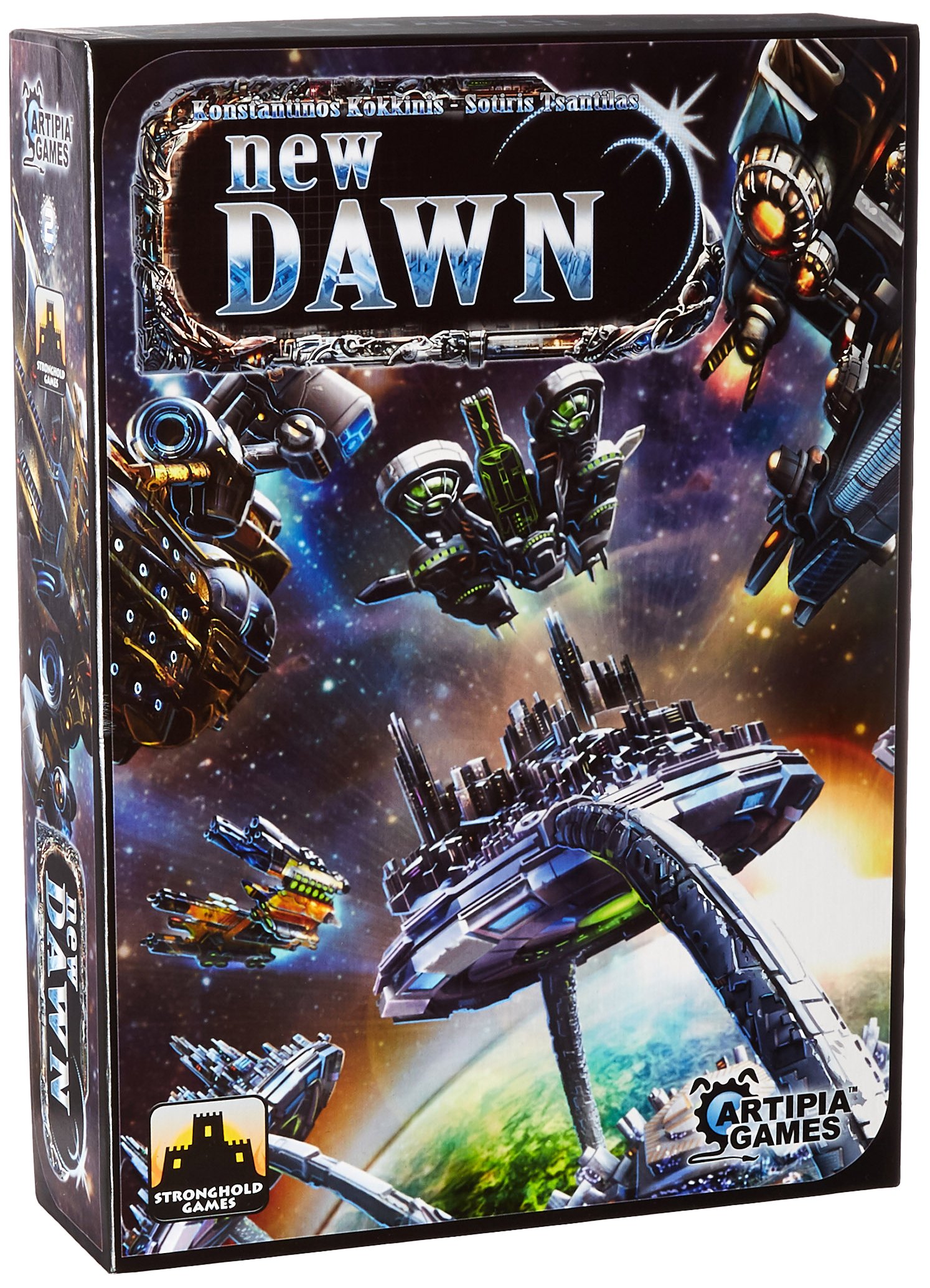 Stronghold Games Among The Stars New Dawn Pack - Sci-Fi Board Game Expansion for 2-4 Players | Perfect for Game Nights & Strategy Lovers