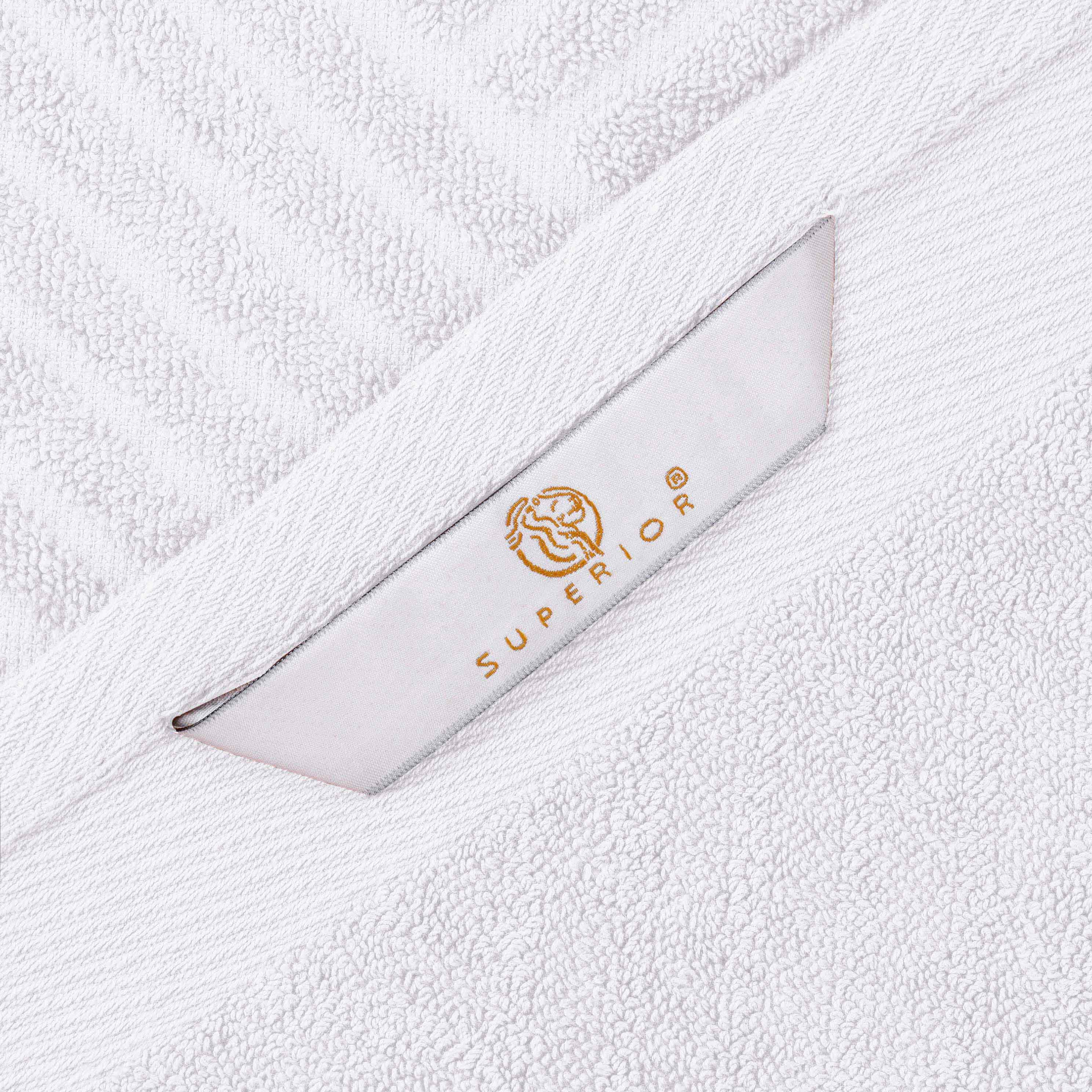 Luxury 6-Piece Egyptian Cotton Towel Set - Basketweave Jacquard & Solid Design - Ultra Soft & Absorbent Bath Towels for Spa, Hotel, or Home Use