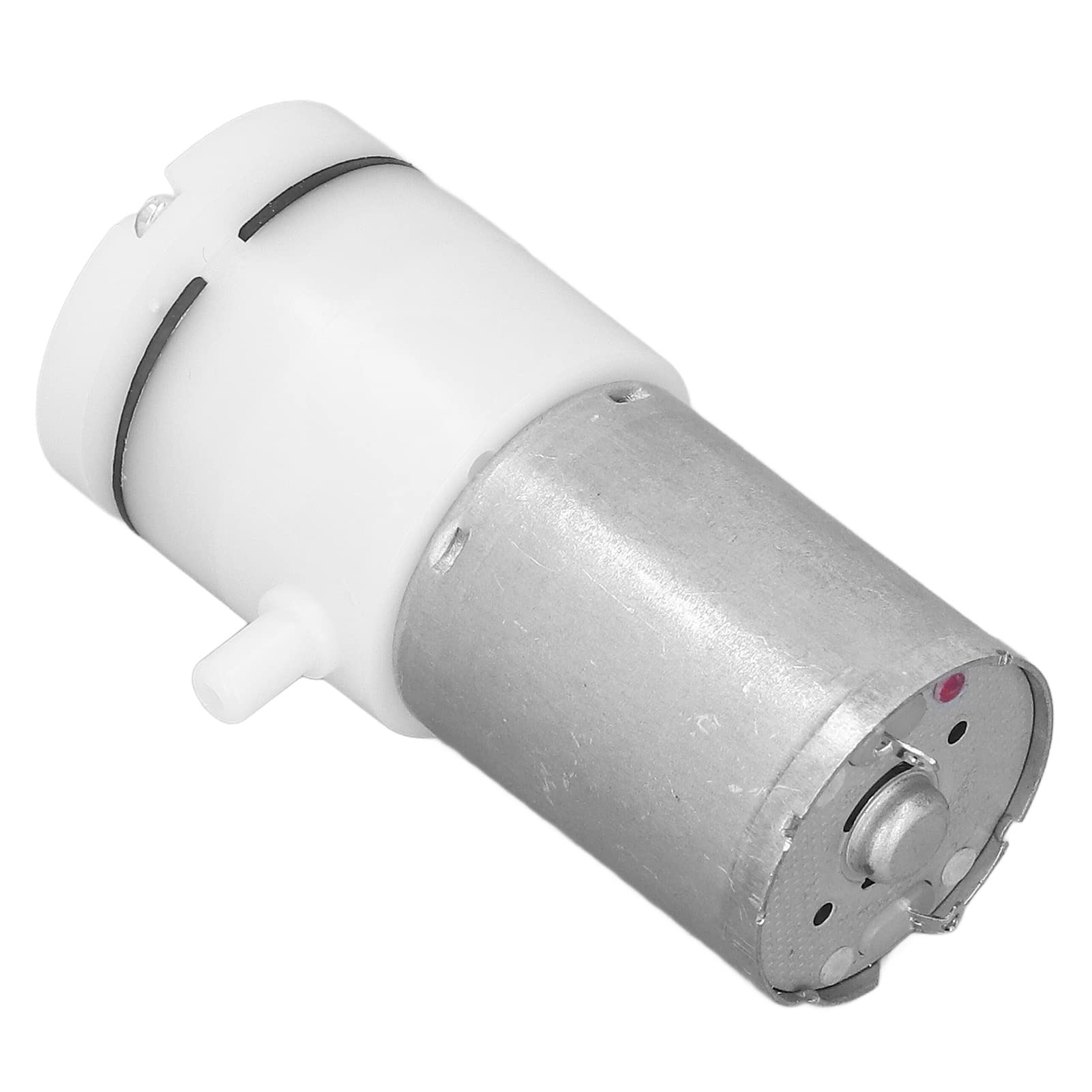 12V DC Micro Vacuum Pump - 370A 1.5-3.2L/min Low Noise Waterproof Electric Air Pump Booster for Medical Equipment & Lab Use | Perfect for Dental Suction, Sample Extraction & Fluid Transfer