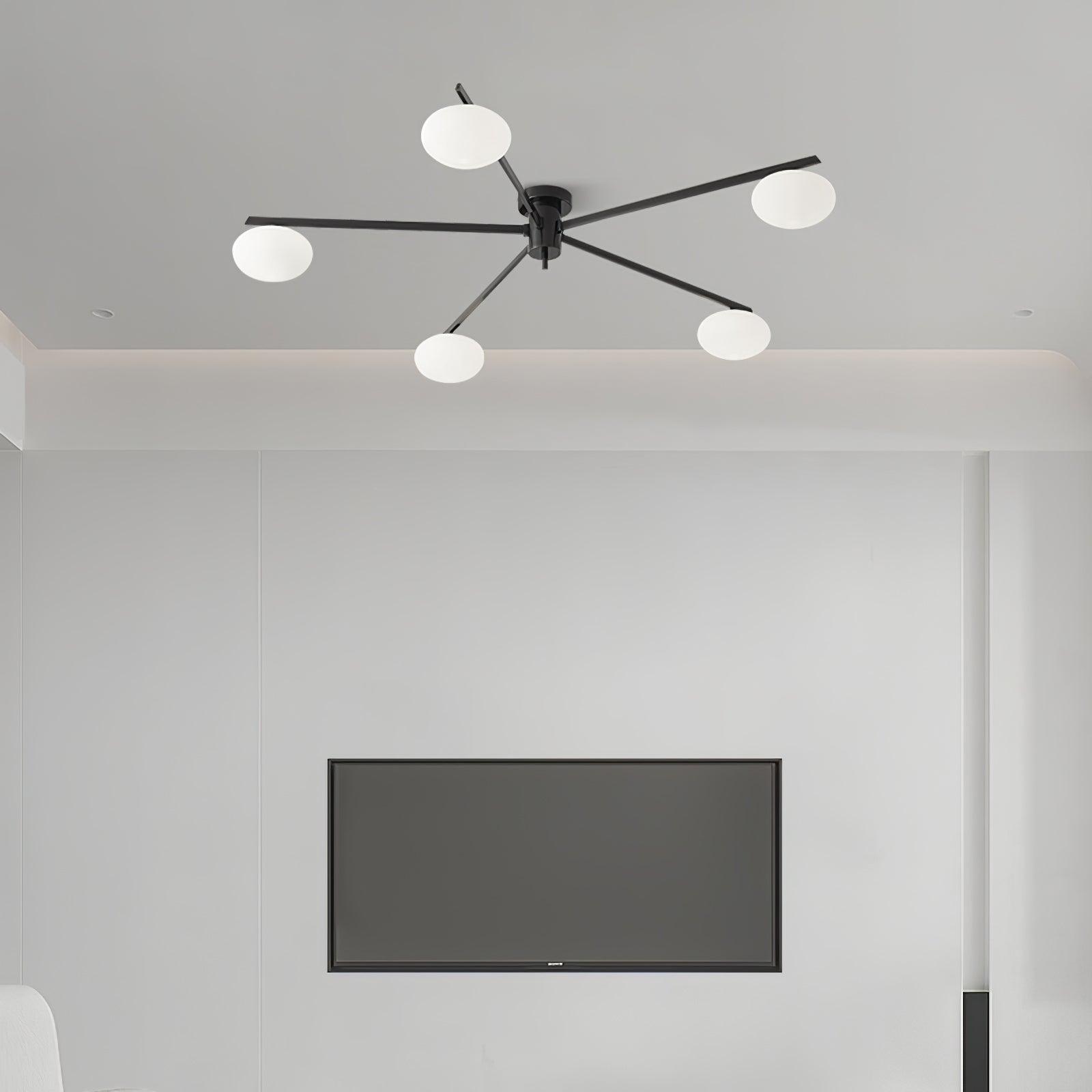 Modern Jasper Ceiling Lamp - Elegant LED Lighting Fixture for Living Room, Bedroom & Dining Room - Perfect for Home Decor & Ambient Lighting