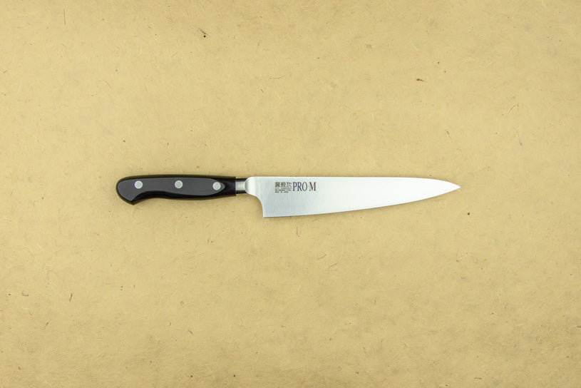 Seki Kanetsugu Pro M Petty Knife 150mm - High Carbon Stainless Steel Japanese Kitchen Knife for Precision Slicing, Dicing & Garnishing - Perfect for Chefs, Home Cooks & Culinary Enthusiasts