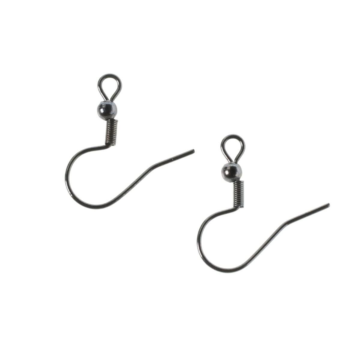 1000 Pack Silver Gunmetal Earring Hooks - Durable Jewelry Findings for DIY Earrings, Necklaces & Crafting Projects - Perfect for Jewelry Making, Repair & Gifts