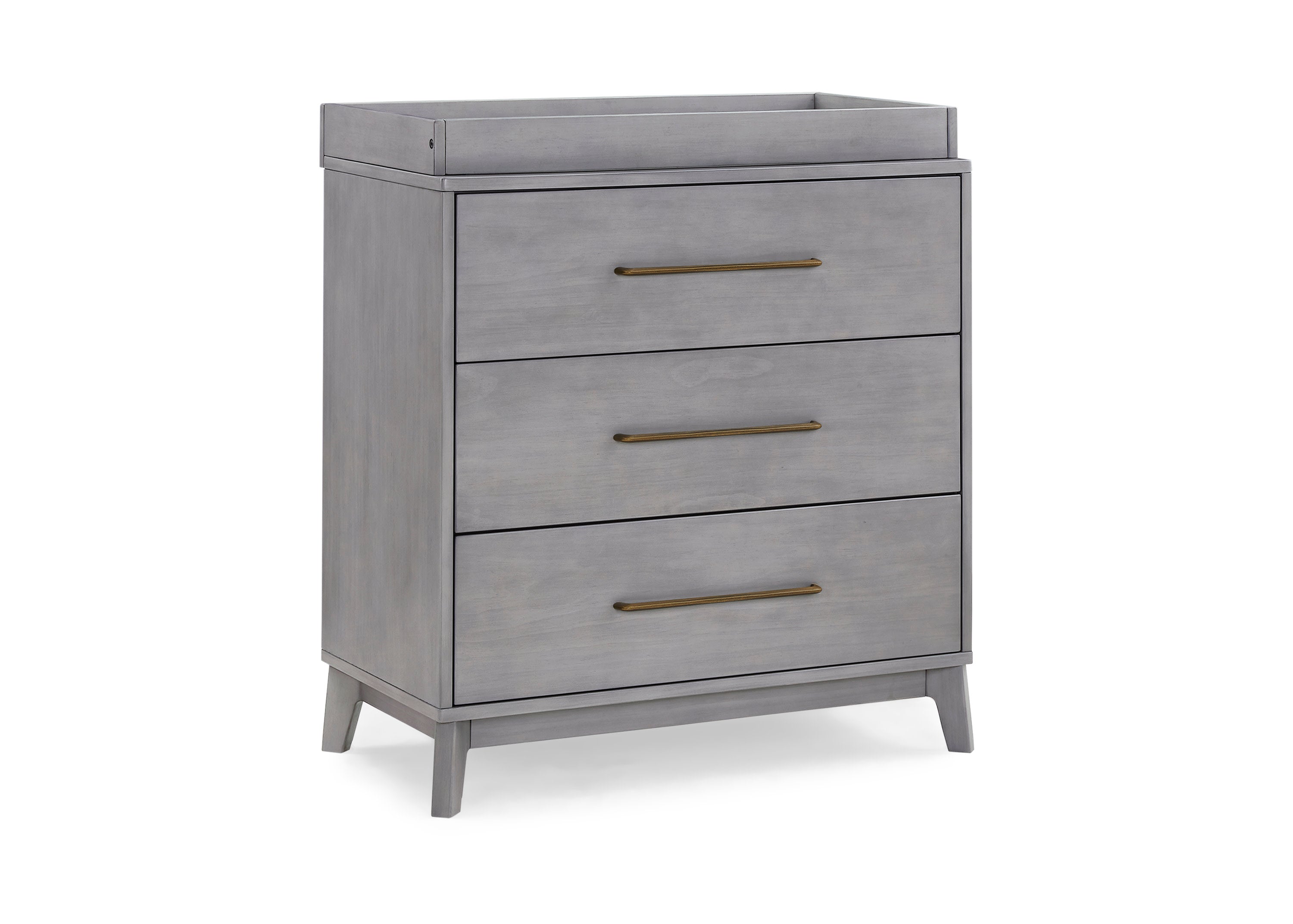 Spencer 3 Drawer Baby Dresser with Changing Table Top & Safety Interlocking Drawers - Perfect for Nursery Organization & Diaper Changing Station