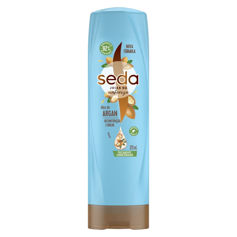 Seda Argan Bomb Collection Conditioner - 11 Fl Oz / 325ml - Hydrating & Nourishing Hair Treatment for Dry & Damaged Hair - Perfect for Daily Use & Salon-Quality Results at Home