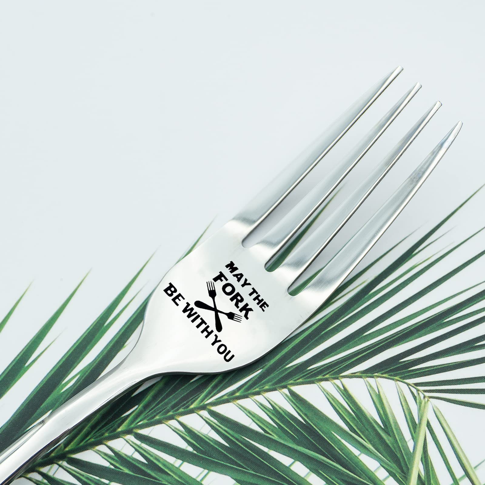 VICKHU May The Fork Be With You - Star Wars Themed Fork Gift Set for Men & Women | Unique Birthday, Anniversary, Christmas & Valentine's Day Present for Boyfriend, Girlfriend, Husband, Wife, Mom & Dad | Perfect for Star Wars Fans, Kitchen Decor & Fun Dining Experiences
