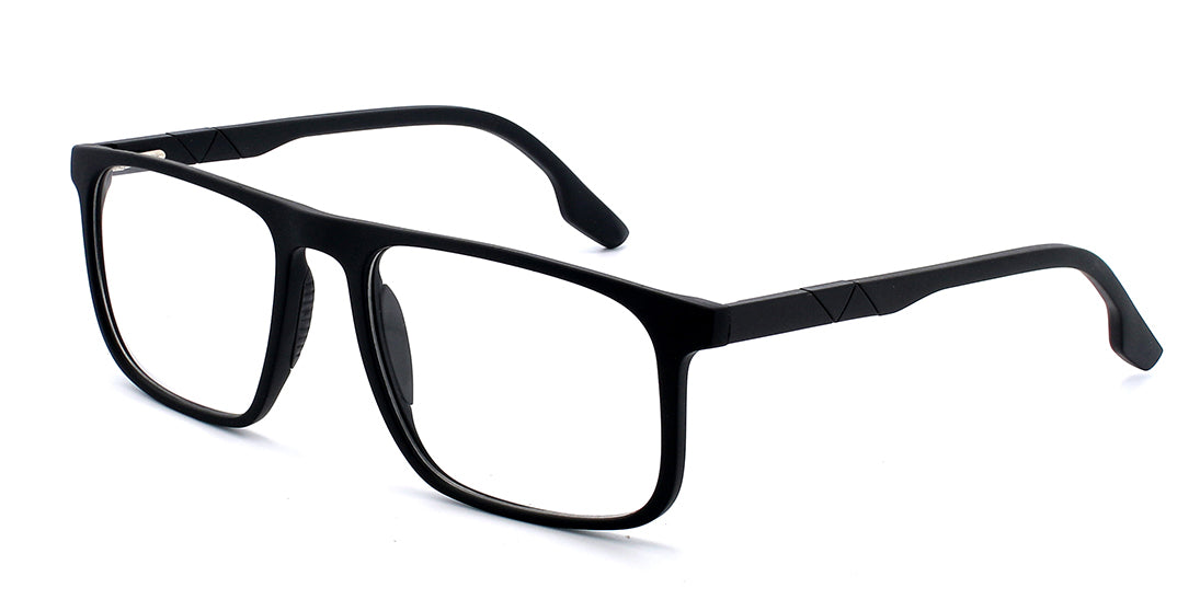 Smart Rectangle Plastic Reading Glasses Frame FA03 06 - Lightweight & Durable Eyewear for Reading, Office Work, and Computer Use