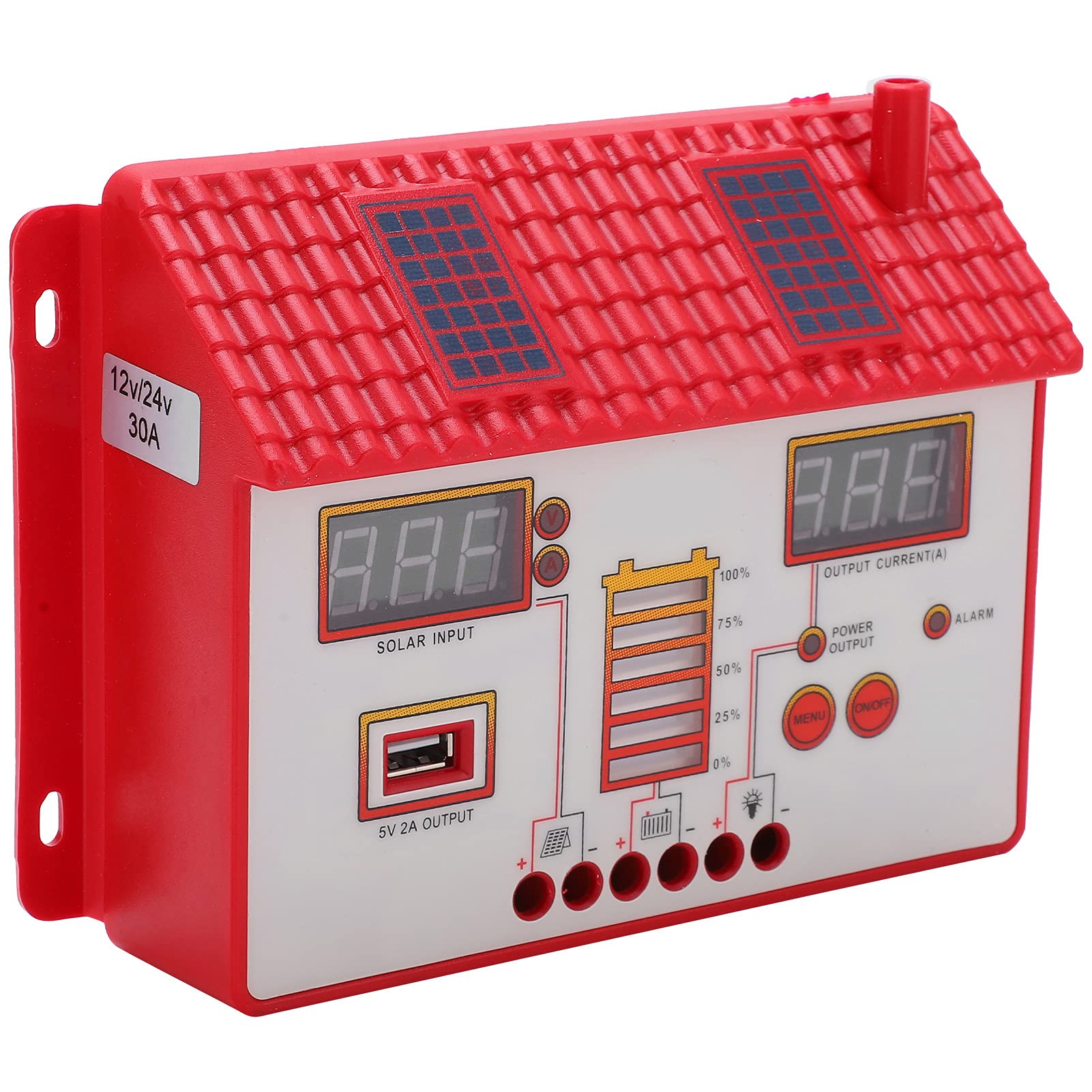 Solar LED Controller - MOSFET Reverse Current for Labs & Factories