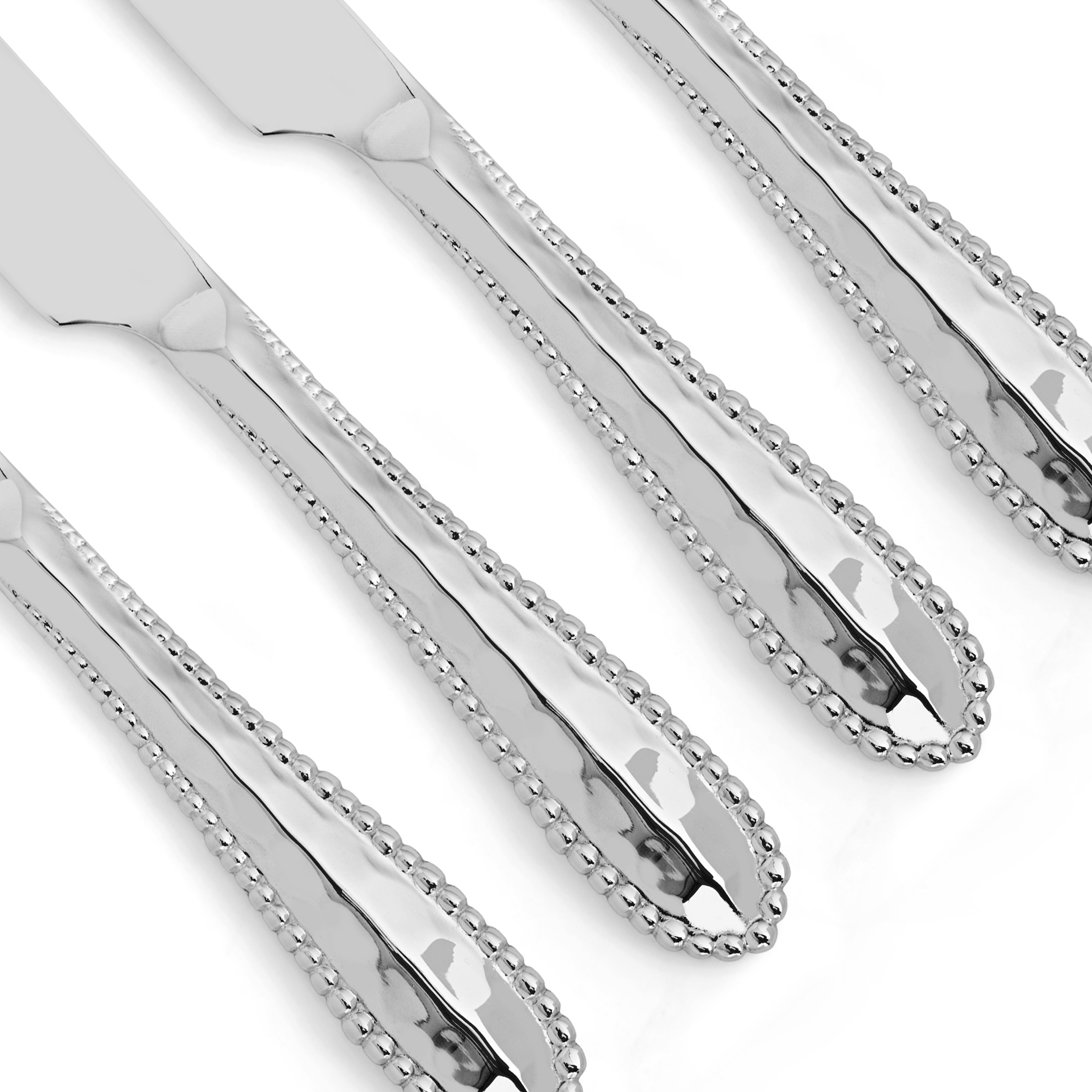 Premium Molten Steak Knife Set - 8-Piece Stainless Steel Serrated Blades with Ergonomic Handles - Perfect for Grilling, BBQ Parties & Fine Dining Steakhouse Experience at Home